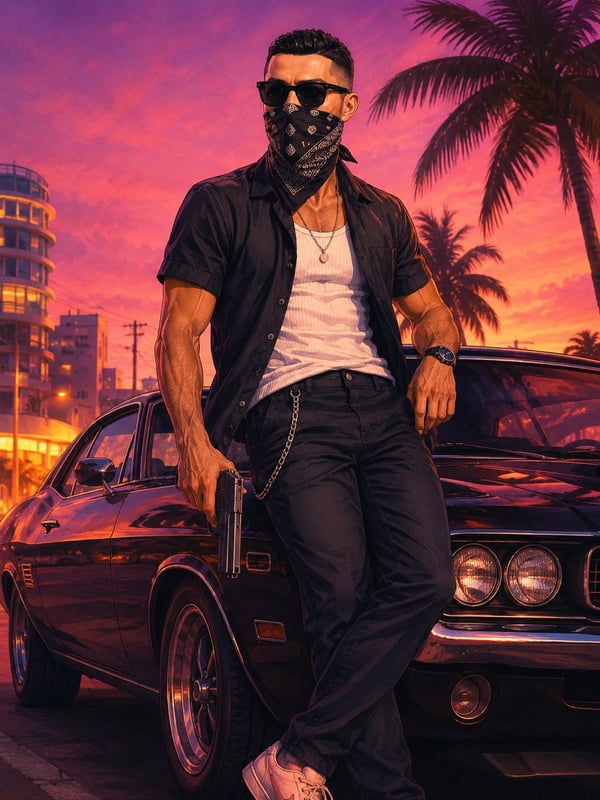 GTA 6 游戏封面模板 图 1