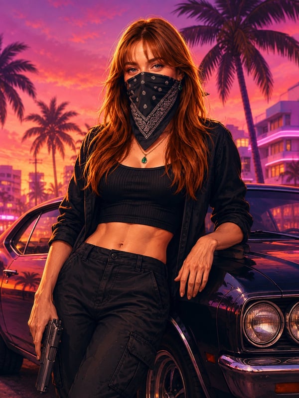 GTA 6 游戏封面模板 图 2