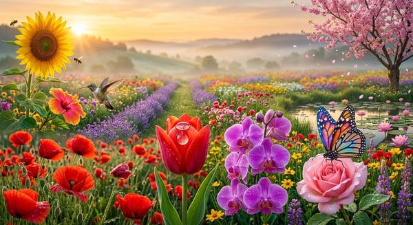 鲜花幻想谷 图 1