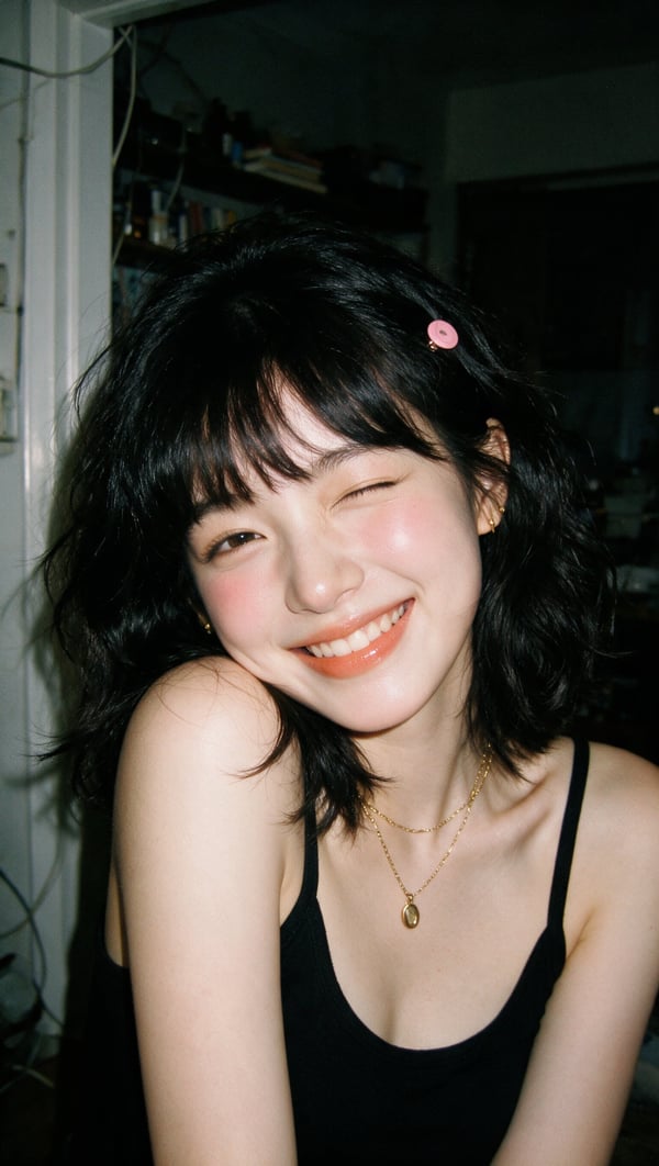 金链眨眼少女 图 3