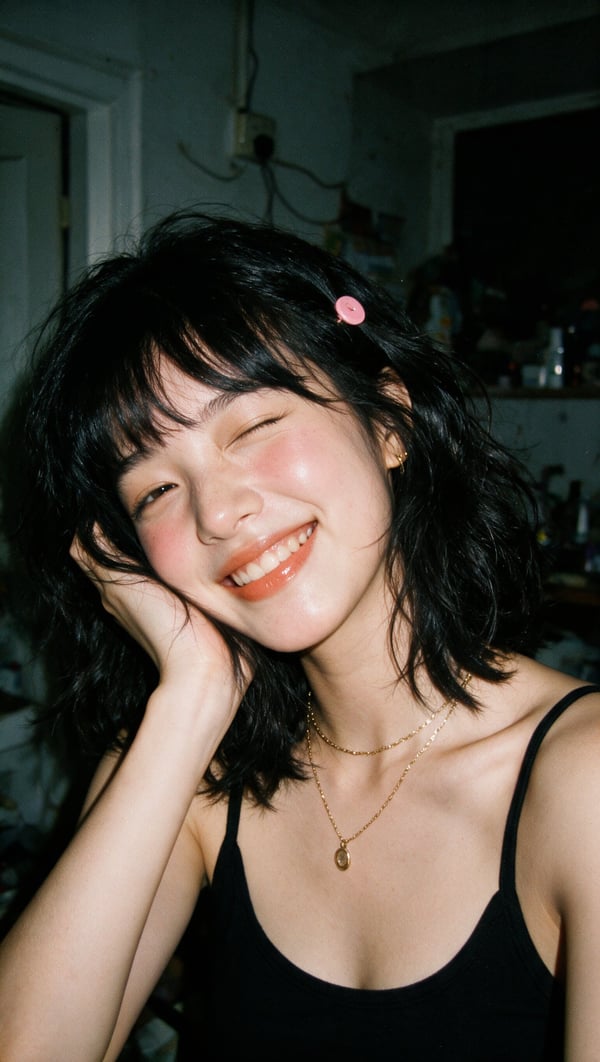 金链眨眼少女 图 4
