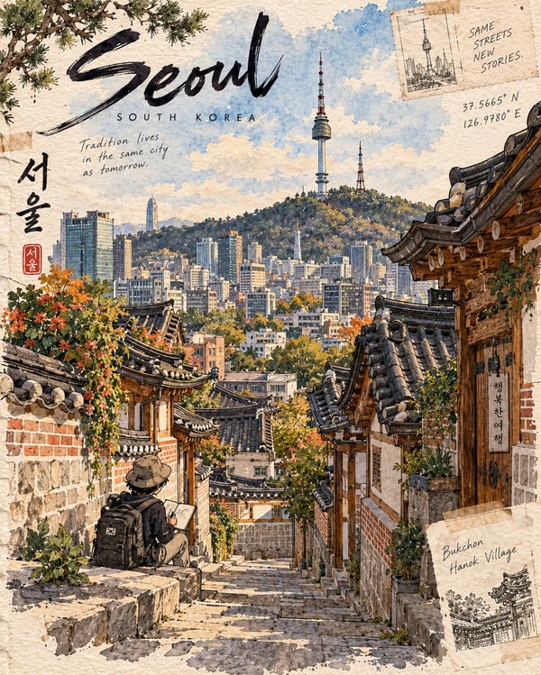 旅行速写·地标手绘 图 2
