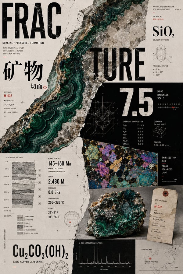 高密度自然图谱海报 图 3