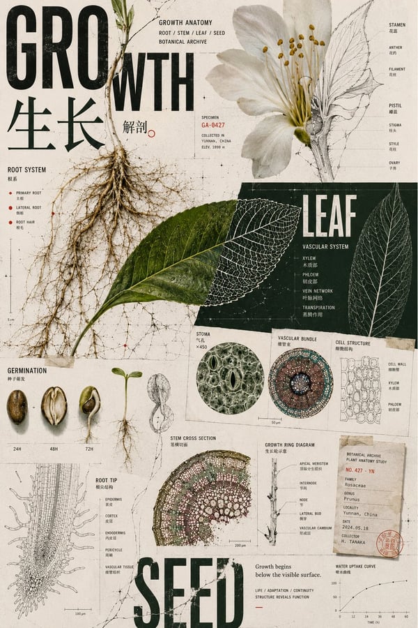 高密度自然图谱海报 图 4