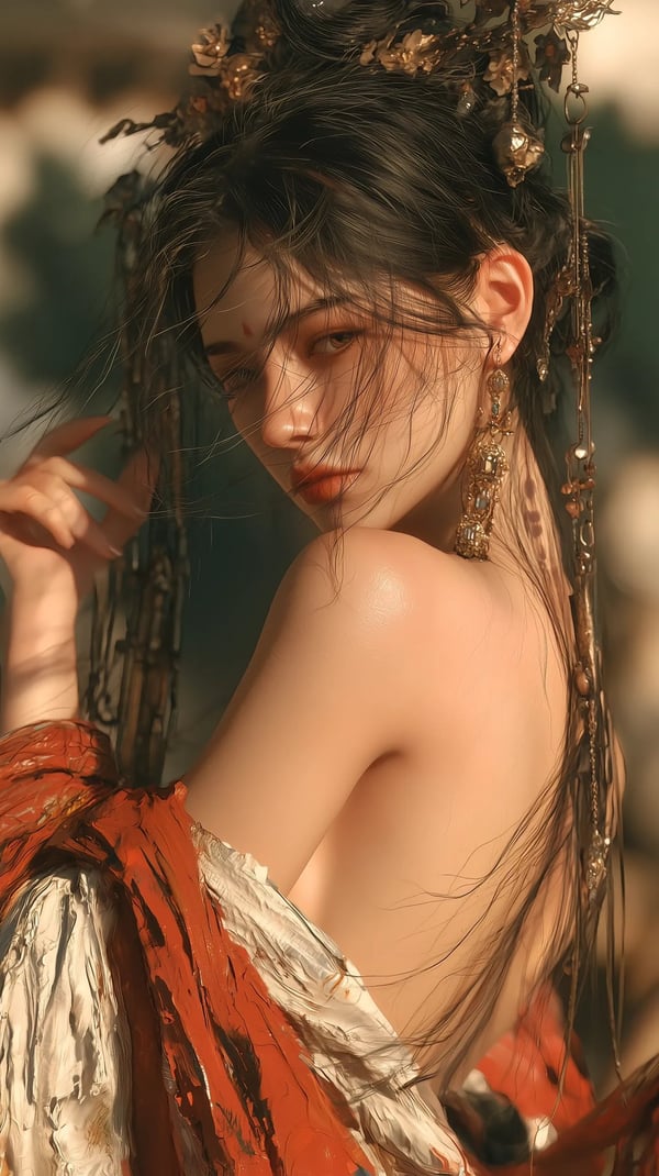 古风金夕回眸 图 1