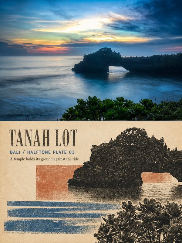复古网点旅行拼贴 图 3