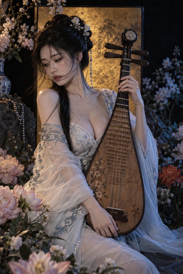 花影琵琶低首 图 3