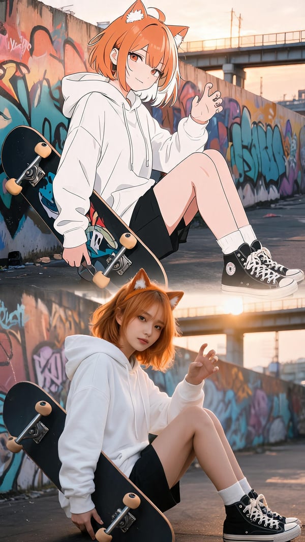 次元壁分屏对照 图 1