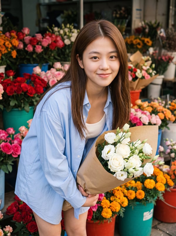 花市捧花·清新一束 图 1