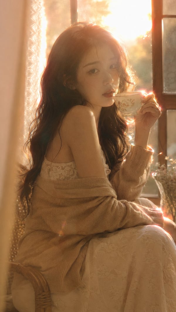 黄昏窗边红茶 图 2