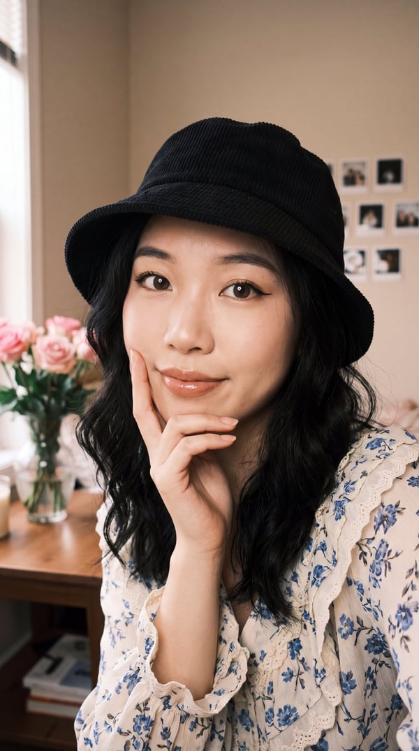渔夫帽下的温柔少女 图 3