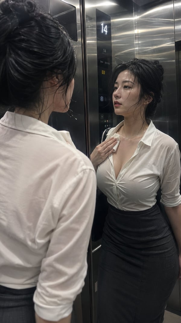 电梯镜面抓拍 图 2